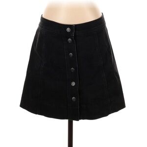 Madewell Black Denim Mini Skirt - Size 8